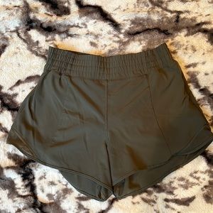 Lululemon green Size S ? Running athletic shorts